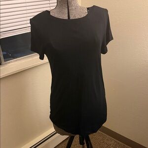 Maternity Black Short Sleeve Women's Tee